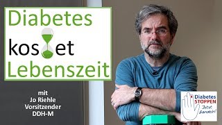 Diabetes kostet Lebenszeit 2 Jo Riehle fordert finanzielle Förderung [upl. by Lauree]