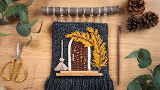 ADORABLE Fall Porch Woven Wall Art [upl. by Earl]