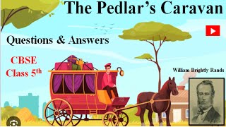 Class 5th The Pedlars Caravan By William Brightly Rands  English Poem Questions amp Answers [upl. by Leverick]