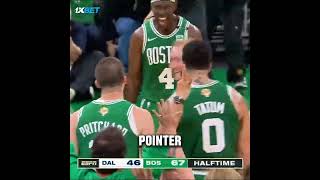 Payton Pritchard insane halfcourt shot before the buzzer Celtics vs Mavericks Game 5 NBA Finals [upl. by Yahs]