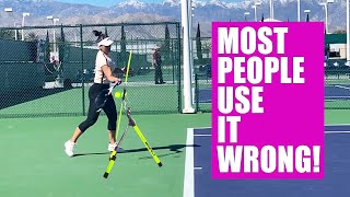 Improving With The Topspin Pro Tennis Training Aid [upl. by Darelle333]