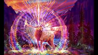 Psychedelic Visionary Art Visuals of Elk Song Wildlife ft Simon Haiduk [upl. by Grindle]