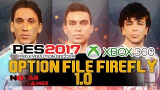 PES 2017  PATCHOPTION FILE XBOX 360  BRASILEIRÃO FIREFLY 10 [upl. by Ise]