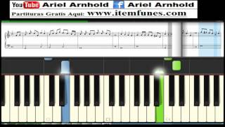 Deseable  Piano  Marcos Brunet  Descarga Partitura Gratis  Tutorial Synthesia [upl. by Dovev]