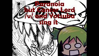 FNF Cover  quotPedophiliaquot Paranoia but Cancer Lord v and Yotsuba sing it [upl. by Ellekim]