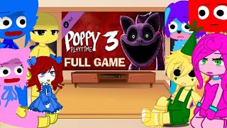 Poppy Playtime Chapter 3 React To Poppy Playtime Chapter 3 Full Game Walkthrough II Naomi 🐰 [upl. by Yasdnyl]