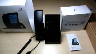 UBiQUITI UVP  5quot Touchscreen VoIP Phone [upl. by Arihsat]