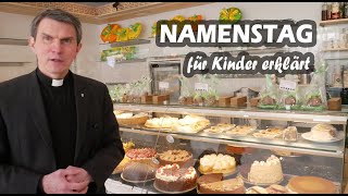 Namenstag und Heilige Patrone für Kinder und Familien erklärt [upl. by Kcirdled]