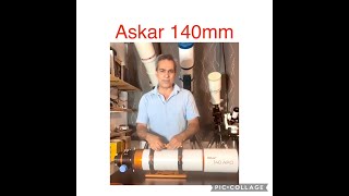 the Askar 140mm triplet refractor telescope refractor astronomy science astrophotography [upl. by Yrallam]