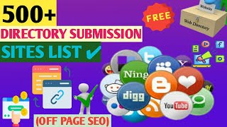 How to do Directory Submission to your Site  500Free Directory Submission Sites SEO 100 Working [upl. by Stochmal139]