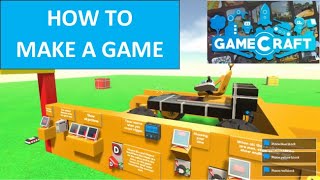 How to Make a Game in Gamecraft using the new gamemaking blocks [upl. by Ynohtnaleahcim]