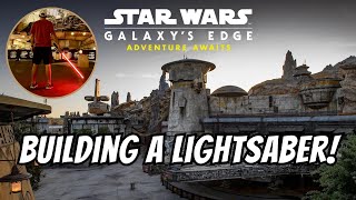 Building a Lightsaber at Star Wars Galaxys Edge [upl. by Miller]