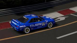 Assetto Corsa Nissan GTR R32 JTCC at Tokyo R246 hotlap [upl. by Ocisnarf]