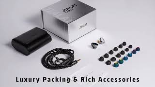 JIALAI Carat Earphone In Ear Monitors 10mm Titanium Plated DLC Dynamic for HiFi Music [upl. by Atenaz]