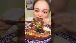 Im eating meat The same braised meat seasoning packages Braised pork dry rice [upl. by Alyss]