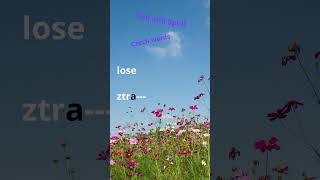 Tell and Spell  lose  learnczech czechlanguage [upl. by Akema]