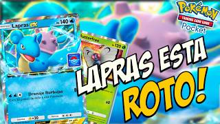 ⚠️Deck Tech Este mazo de Lapras EX lo tiene todo daño curación y tanqueo⚠️Pokémon TCG Pocket [upl. by Llerrad]