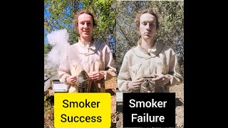 How to light a bee smoker the easy foolproof methodquot [upl. by Enilecram]