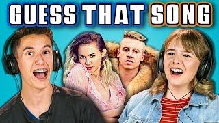 TEENS GUESS THAT SONG CHALLENGE 5 REACT [upl. by Ratep]