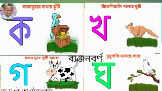 কখগঘছন্দে ছন্দে বাংলা ব্যঞ্জনবর্ণ Bangla bandaged in rhythm rhythm [upl. by Ellata]