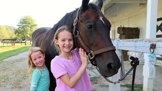 Addys First Horseback Riding Lesson [upl. by Odilo]