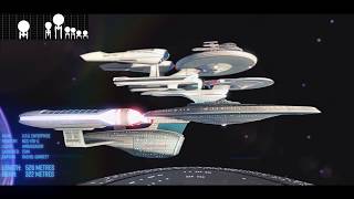 Every USS Enterprise Side by Side  Size Comparison  Star Trek [upl. by Ellehcim363]