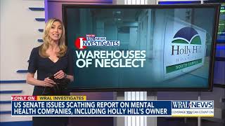 US Senate issues scathing report on mental health companies including Holly Hill Hospitals owner [upl. by Horner]