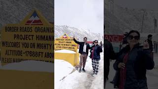 Khoobsurat Changla Paas 17688 ft changlapass snow naturelovers enjoylife travel shortsvideo [upl. by Donaldson]