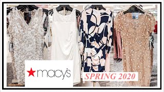 MACYS DRESSES for Spring 2020 I Shop with Me [upl. by Patsis]