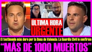 URGENTEquotMÁS DE 1000 MUERTOSquot EL TESTIMONIO QUE LO DEMUESTRA IKER JIMÉNEZ TIENE RAZON ÁNGEL GAITÁN [upl. by Thomasine]