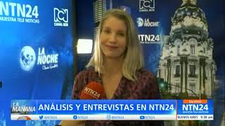 Claudia Gurisatti directora de NTN24 da la bienvenida a Razón de Estado con Dionisio Gutiérrez [upl. by Nelaf]