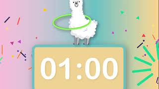 ⏱ 1 Minute Countdown Timer with Music ⏱ 1 Minuto Cuenta regresiva con música  LABOT [upl. by Tavey]