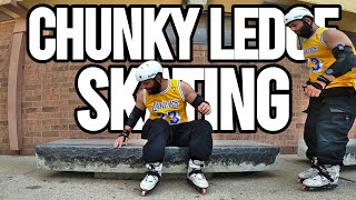 STREET SKATING My First Time  Faction Tactical V1  Aggressive Inline Skate Vlog [upl. by Mark20]