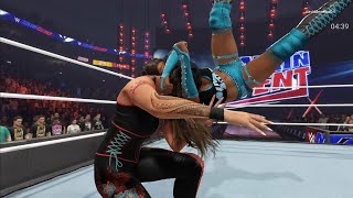 WWE 2K24 TAMINA VS ALIYAH AT MAIN EVENT WWE WWE2K24 [upl. by Dorolice]