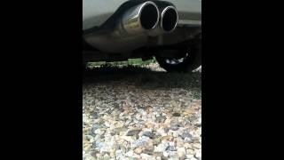 Bmw 320d e90 163hp stock exhaust sound [upl. by Elephus]