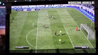 Fifa 12 Gamescom 11 Manchester City vs Borussia Dortmund OffScreen [upl. by Merriam]