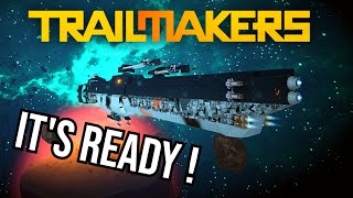 Trailmakers  Spacebound Update  Finishing my BattleShip [upl. by Mcgean806]