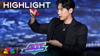 Yu Hojin performs MINDBLOWING magic  SemiFinals  AGT Fantasy League 2024 [upl. by Ayatahs]