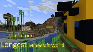 The Tour of our Minecraft World [upl. by Okechuku]