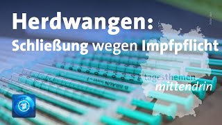 HerdwangenSchönach Schließung wegen Impfpflicht  tagesthemen mittendrin [upl. by Yk]