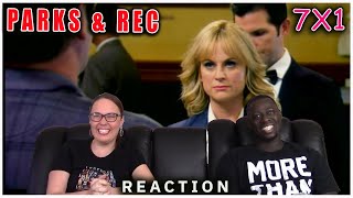 Parks and Recreation 7x1 2017 Reaction FULL Reactions on Patreon [upl. by Rancell]