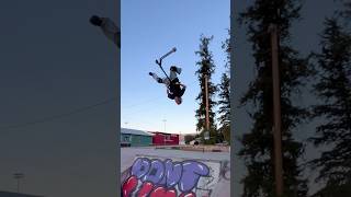 Upside down cross flip scooter [upl. by Shaner]