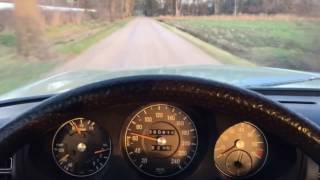 Mercedes w116 280SE 1974 First tests drive after 4 years Car is For sale [upl. by Viafore502]