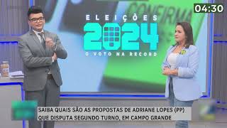 Assista Ã sabatina com Adriane Lopes PP candidata Ã Prefeitura de Campo Grande MS [upl. by Divadleahcim]