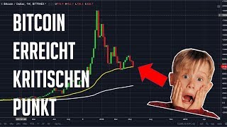 BITCOIN ERREICHT KRITISCHEN PUNKT  Krypto Update Analyse [upl. by Ybur]