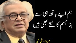 Ham apne hath hi se apna jism  Himayat Ali Shair [upl. by Adnic]