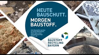 Baustoff Recycling 2022  Innovativ umweltfreundlich gut fürs Klima [upl. by Dikmen]