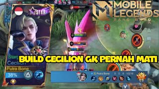 TIPS N BUILD CECILION GK PERNAH MATIBEST BUILD CECILION 2024MOBILE LEGEND [upl. by Elke]