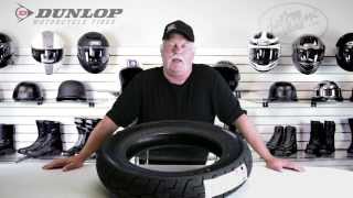 Dunlop D401 Harley Davidson Rear Motorcycle Tire Review  Jafrumcom [upl. by Lorrie]