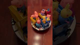 PEPPA PIG FAMILY  GRANDPA’S LITTLE TRAIN trending shortsfeed toys [upl. by Takeo]